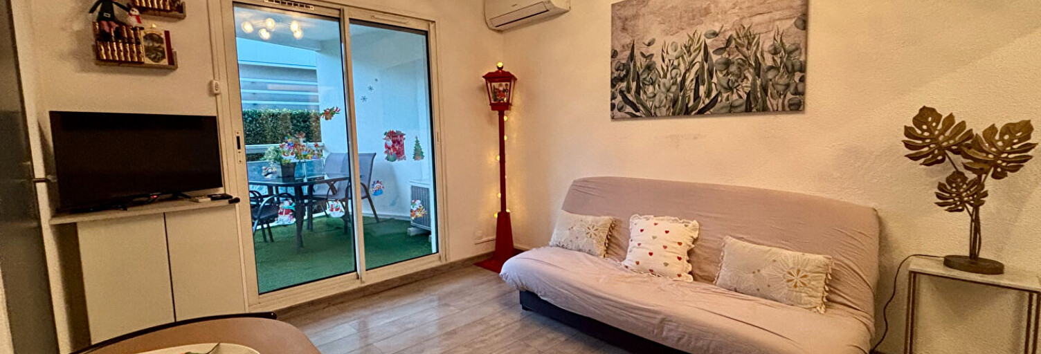 Appartement 2 Pièces 27 m² à vendre à Cagnes-sur-Mer (06800)