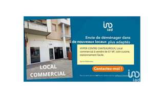 Commerce  61 m² à vendre à Châteauroux (36000)