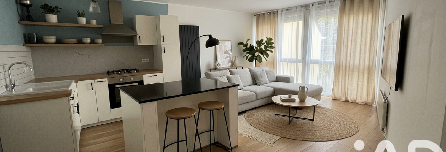 Appartement 2 Pièces 43 m² à vendre à Nantes (44100)