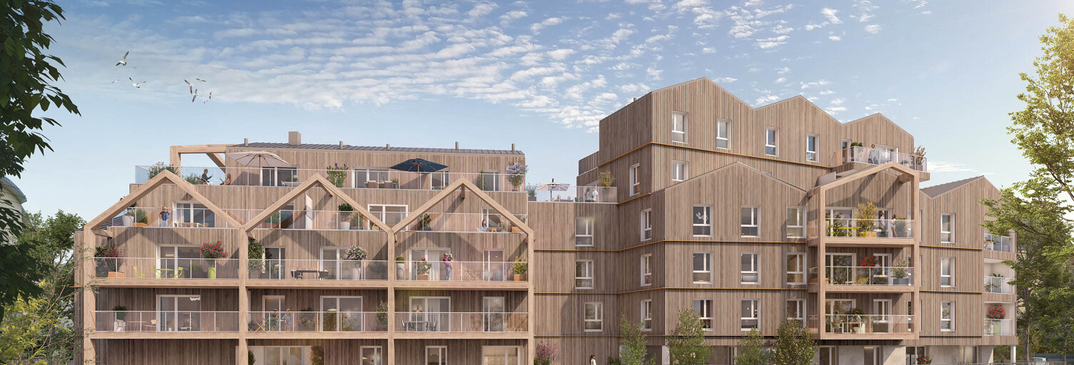 Appartement neuf T2, T3, T4, T5 Pièce 37 à 121 m² à vendre à Saint-Malo (35400)