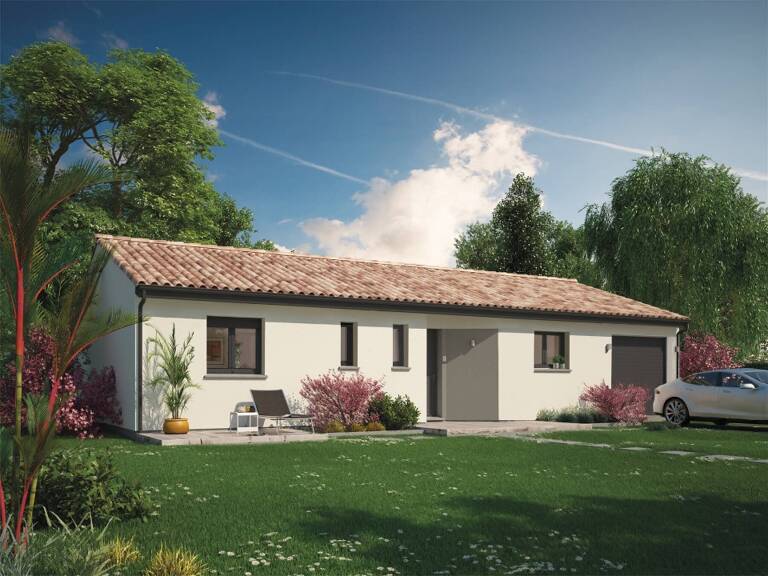 Maison à construire à Saint-Martin-d'Oney (40090) — photo 1