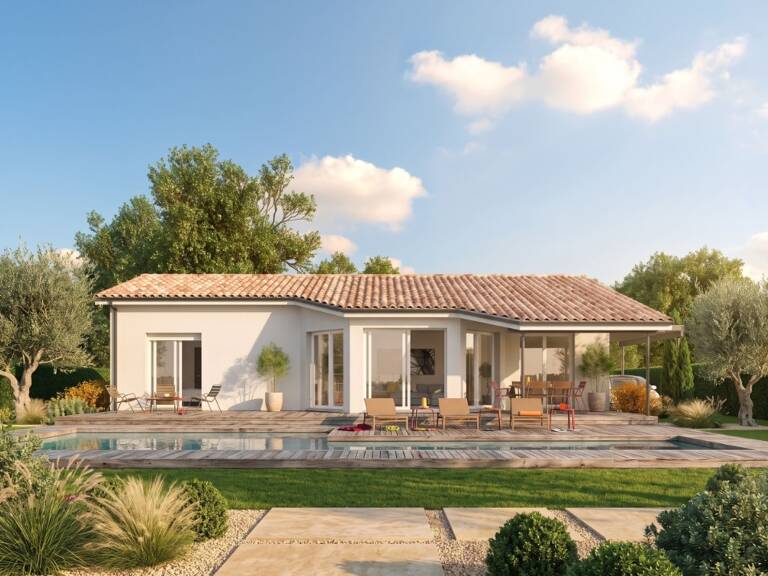 Maison à construire à Saint-Martin-d'Oney (40090) — photo 1