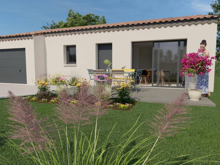   À vendre – Maison de plain-pied 3 chambres à Puygiron (Drôme) — photo 1