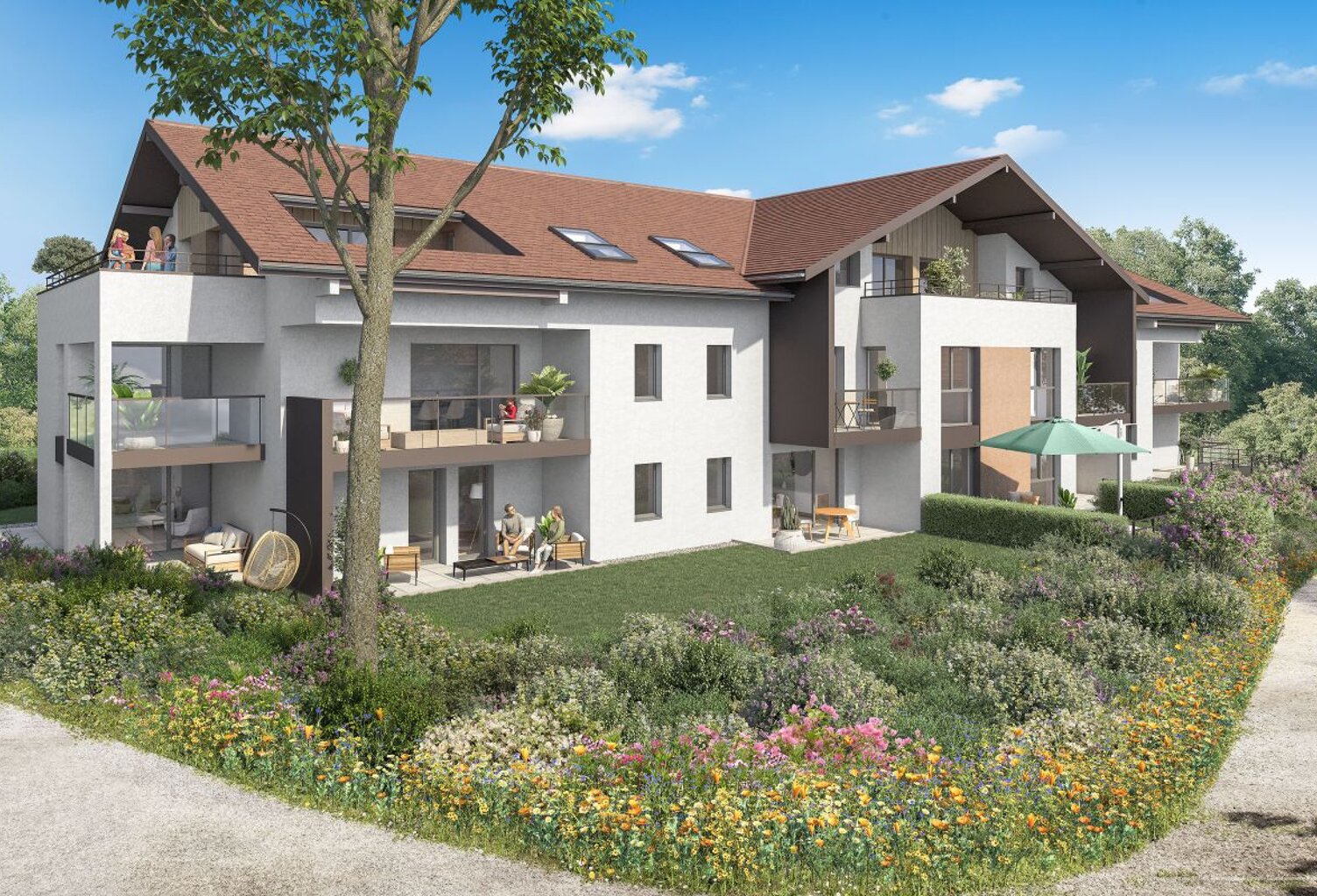 Vente programme neuf T2, T3 45 à 69 m² Cranves-Sales (74380) — photo 1