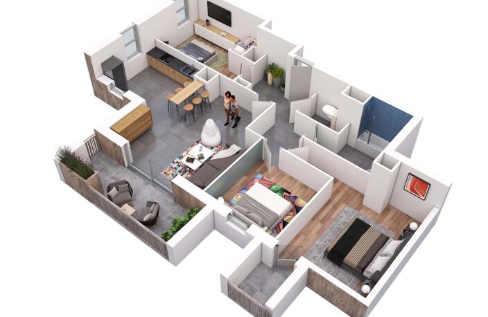 Vente programme neuf T2, T3, T4 45 à 79 m² Annecy (74000) — photo 5