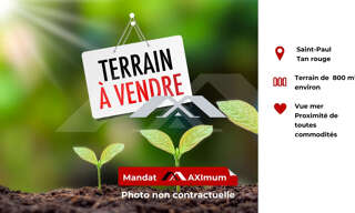 Terrain  800 m² à vendre à Saint-Paul (97435)