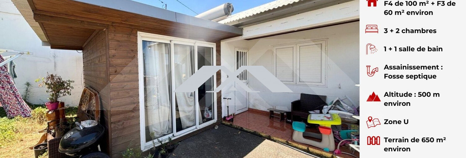 Immeuble  160 m² à vendre à Petite-Île (97429)