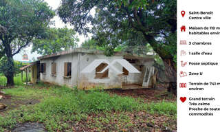 Maison 6 Pièces 110 m² à vendre à Saint-Benoît (97470)