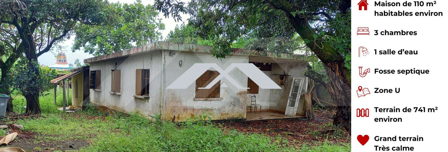 Maison 6 Pièces 110 m² à vendre à Saint-Benoît (97470)