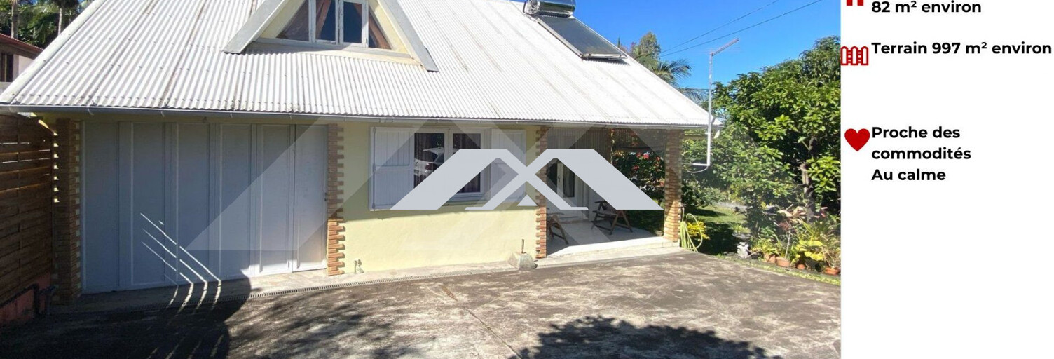 Maison 3 Pièces 82 m² à vendre à Le Tampon (97430)