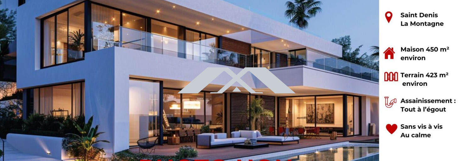 Maison 5 Pièces 450 m² à vendre à Saint-Denis (97417)