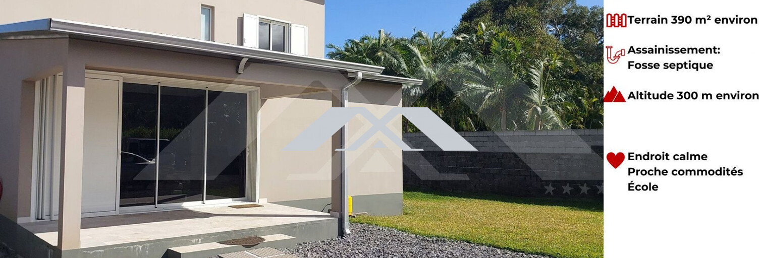 Maison 5 Pièces 92 m² à vendre à Saint-Joseph (97480)