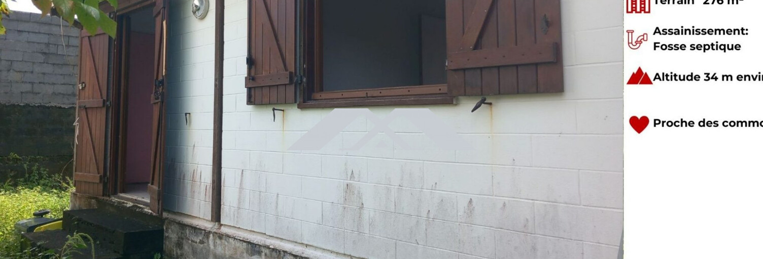 Maison 2 Pièces 45 m² à vendre à Sainte-Rose (97439)