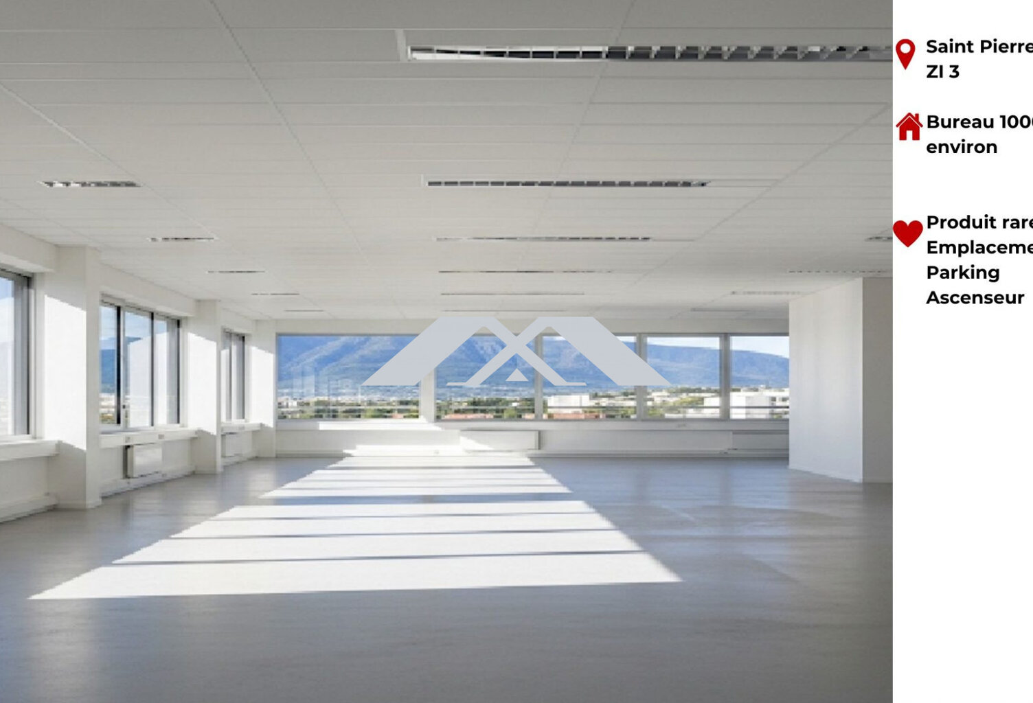 Bureau 1000 m2 Saint-Pierre — photo 1