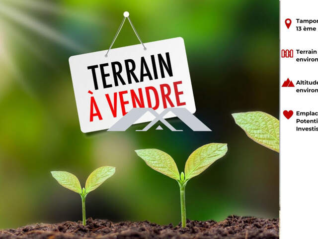 Terrain constructible 778 m² Trois Mares — photo du bien