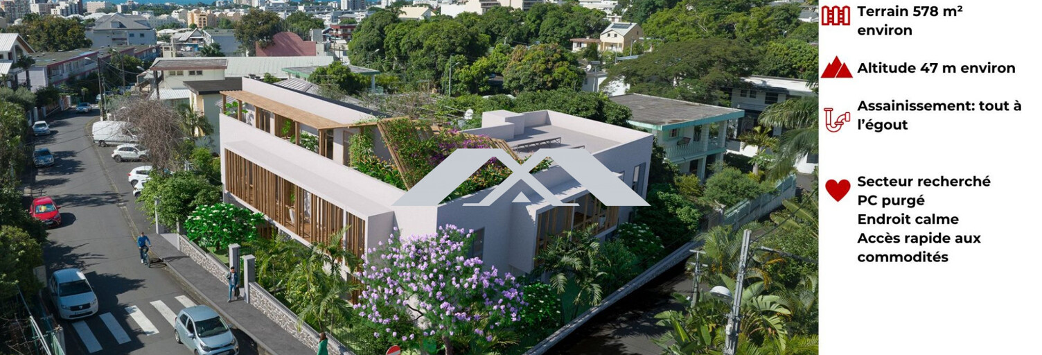 Terrain  564 m² à vendre à Saint-Denis (97400)