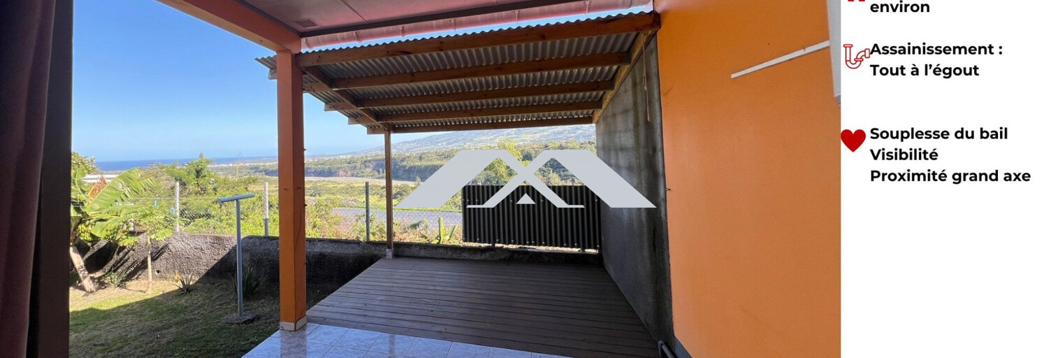 Maison 3 Pièces 75 m² à louer à Saint-Pierre (97432)