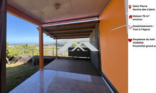 Maison 3 Pièces 75 m² à louer à Saint-Pierre (97432)