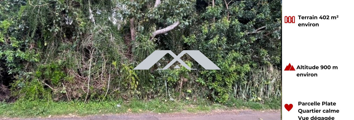 Terrain  402 m² à vendre à Le Tampon (97430)