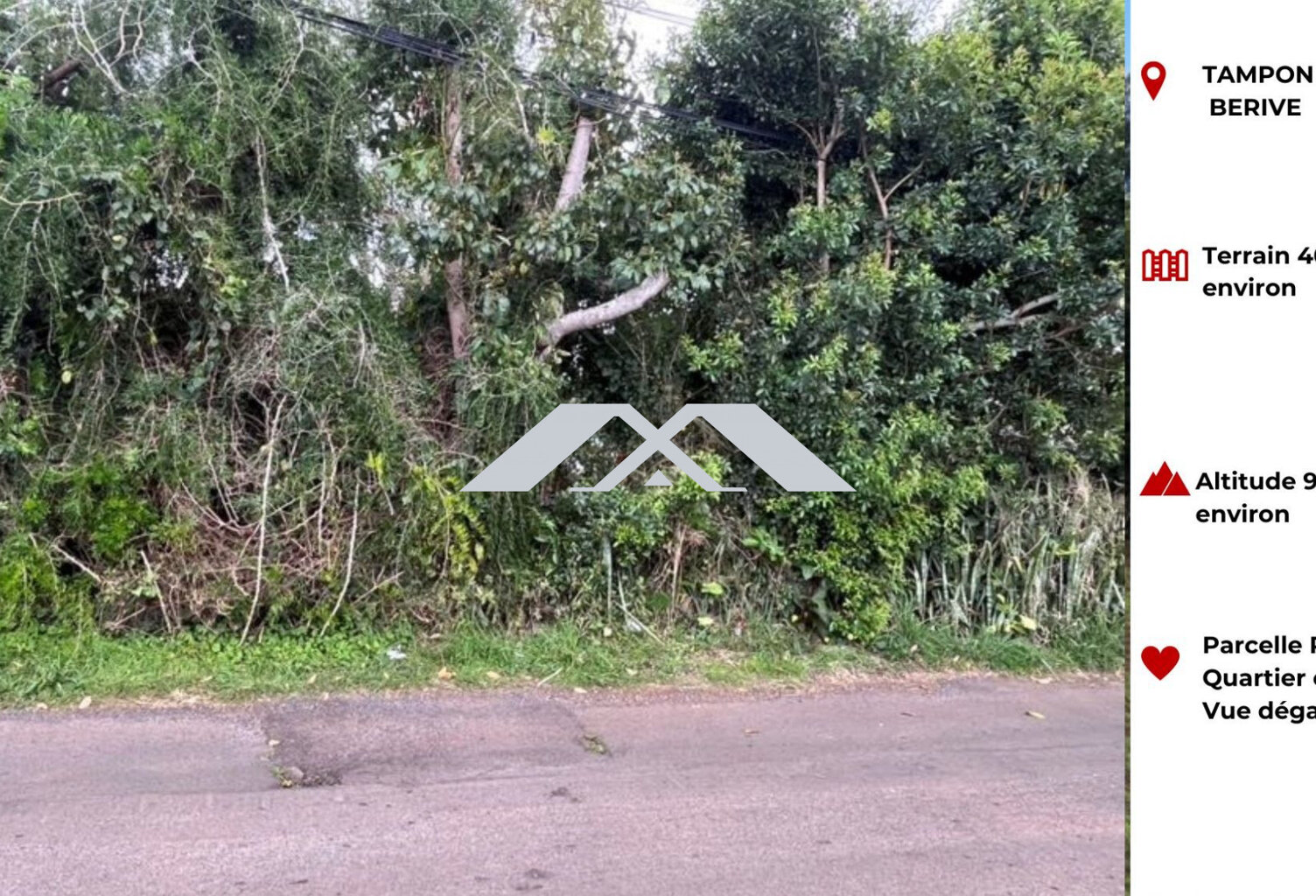 Terrain 402 m² Bérive - Tampon — photo 1