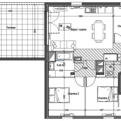 Appartement 4 pièces 310900 €