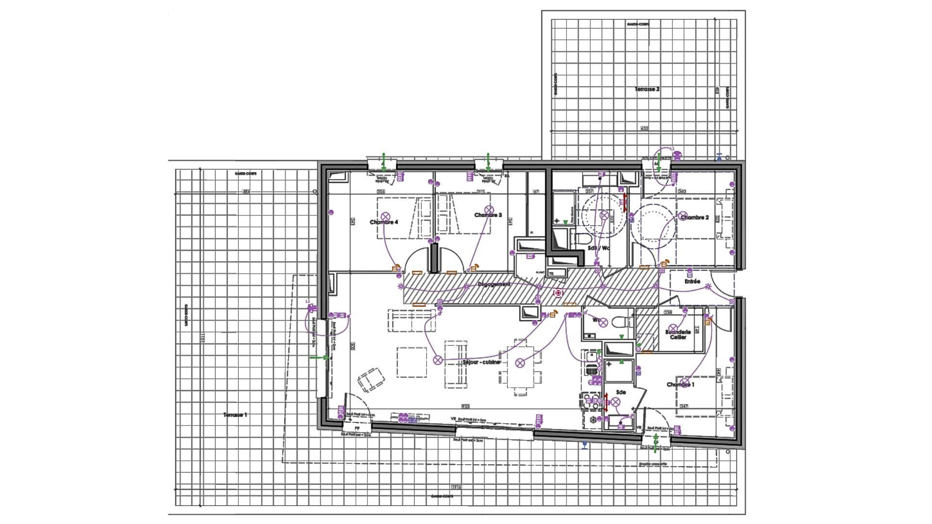 Claix - 114m² - 5p. - 4ch.