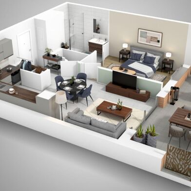 Appartement 2 pièces 246000 €