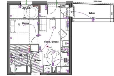Appartement 2 pièces 234000 €