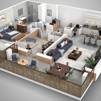 Appartement 3 pièces 321000 €