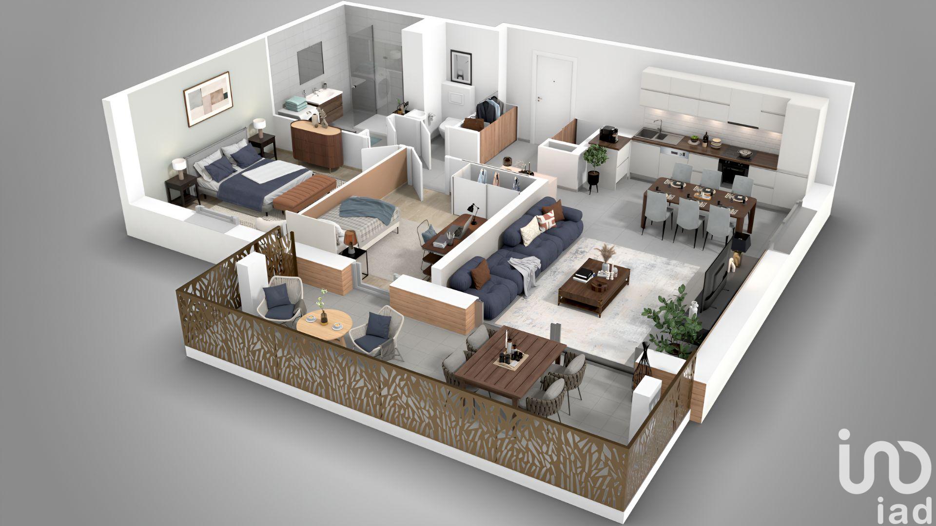 Claix - 64m² - 3p. - 2ch.