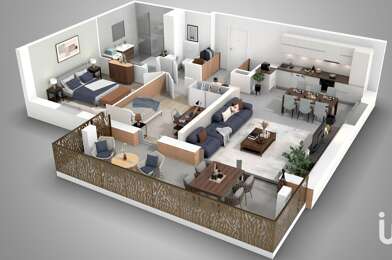 Appartement 3 pièces 321000 €