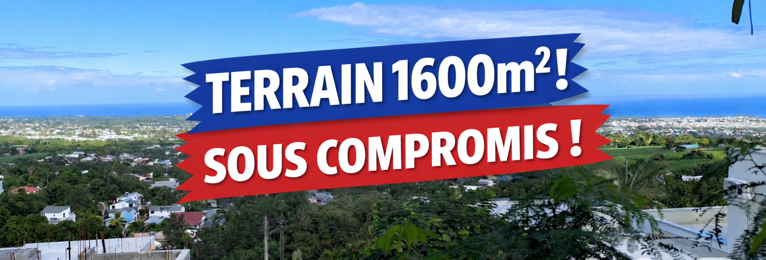 Terrain  1600 m² à vendre à Saint-Louis (97450)