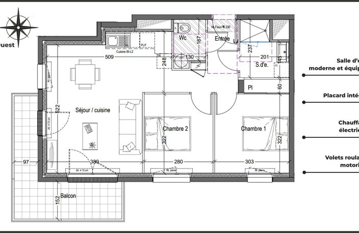 Vente Appartement 3 pièces — photo 4