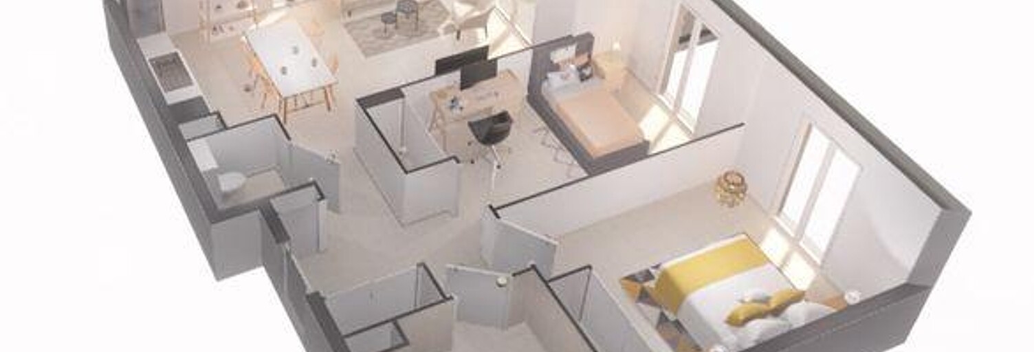 Appartement 3 Pièces 64 m² à vendre à Vallauris (06220)