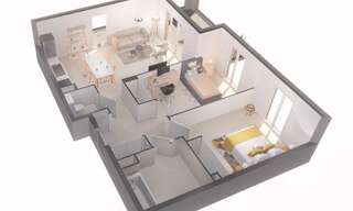 Appartement 3 Pièces 63 m² à vendre à Vallauris (06220)