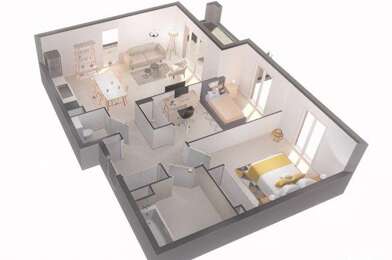Appartement 3 pièces 410000 €