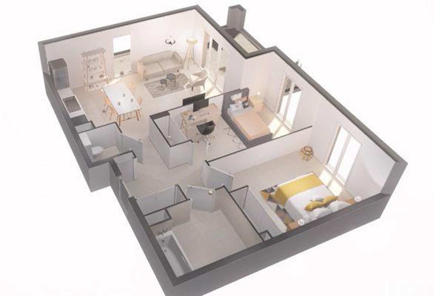 Vente Appartement 3 pièces — photo 1