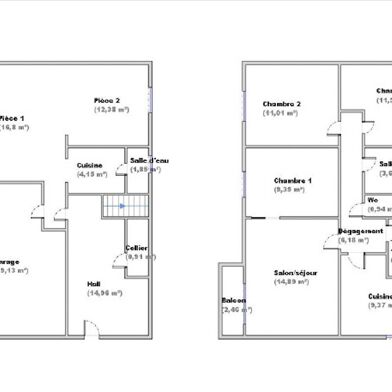 Maison 4 pièces 285000 €