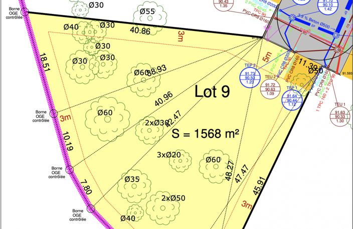 Vente Terrain à bâtir 1 567 m&sup2; — photo 5