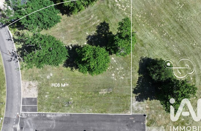 Vente Terrain à bâtir 1 408 m&sup2; — photo 2