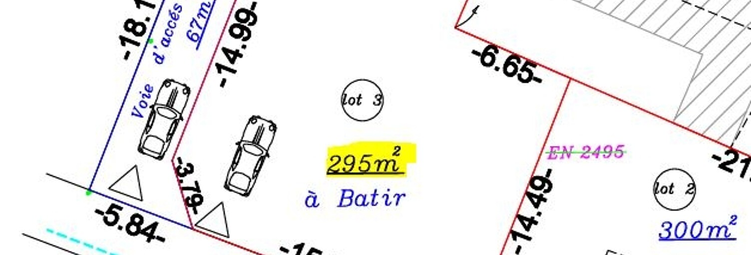 Terrain  295 m² à vendre à Saint-Louis (97450)