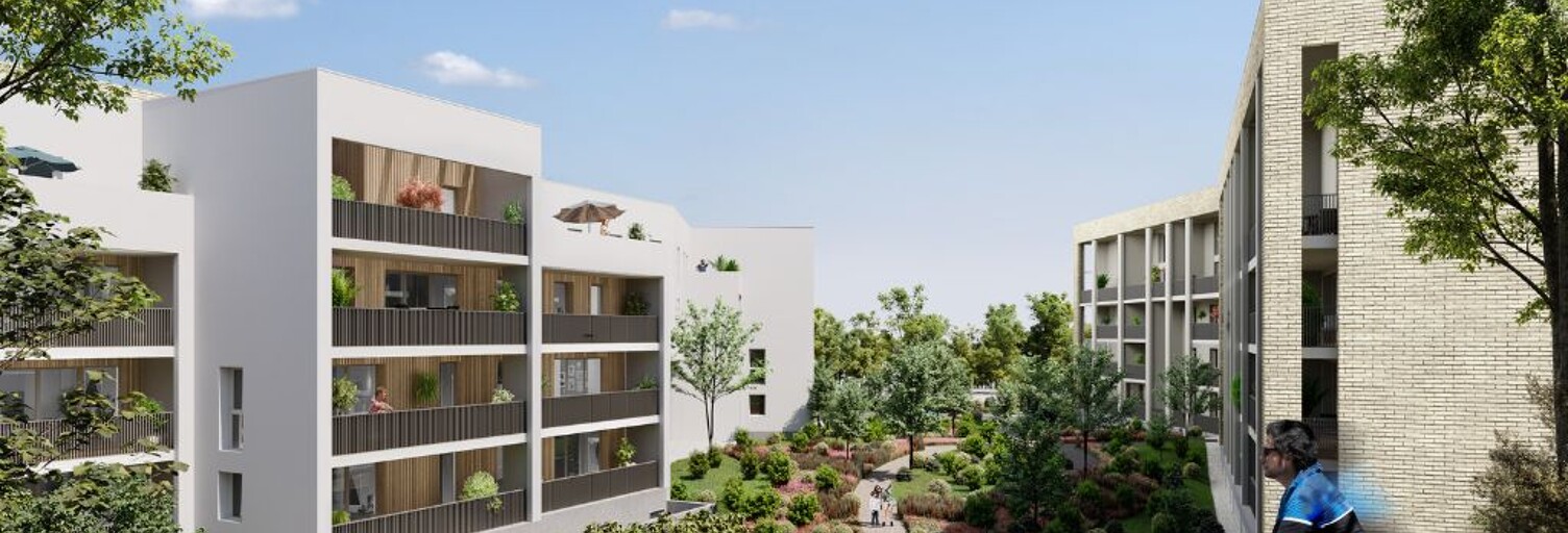 Appartement neuf T1, T2 Pièce 23 à 53 m² à vendre à Bruges (33520)