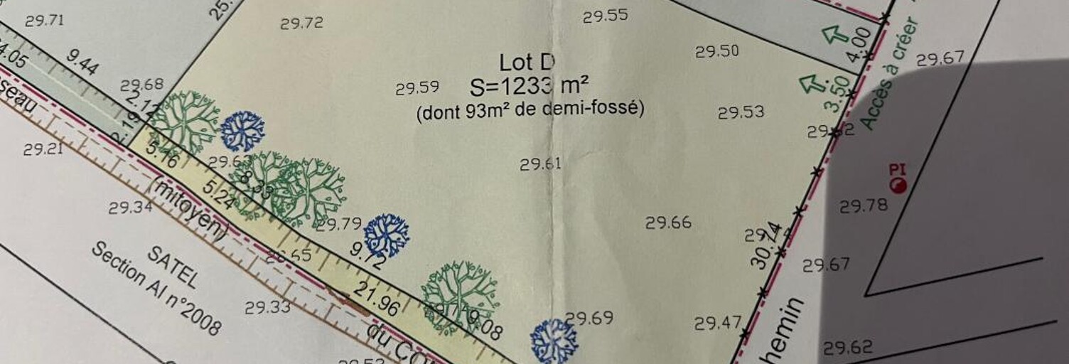 Terrain  1233 m² à vendre à Biscarrosse (40600)