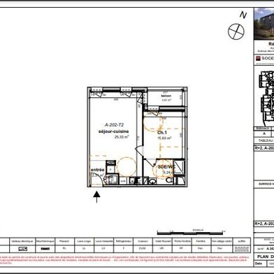Appartement 2 pièces 650 €