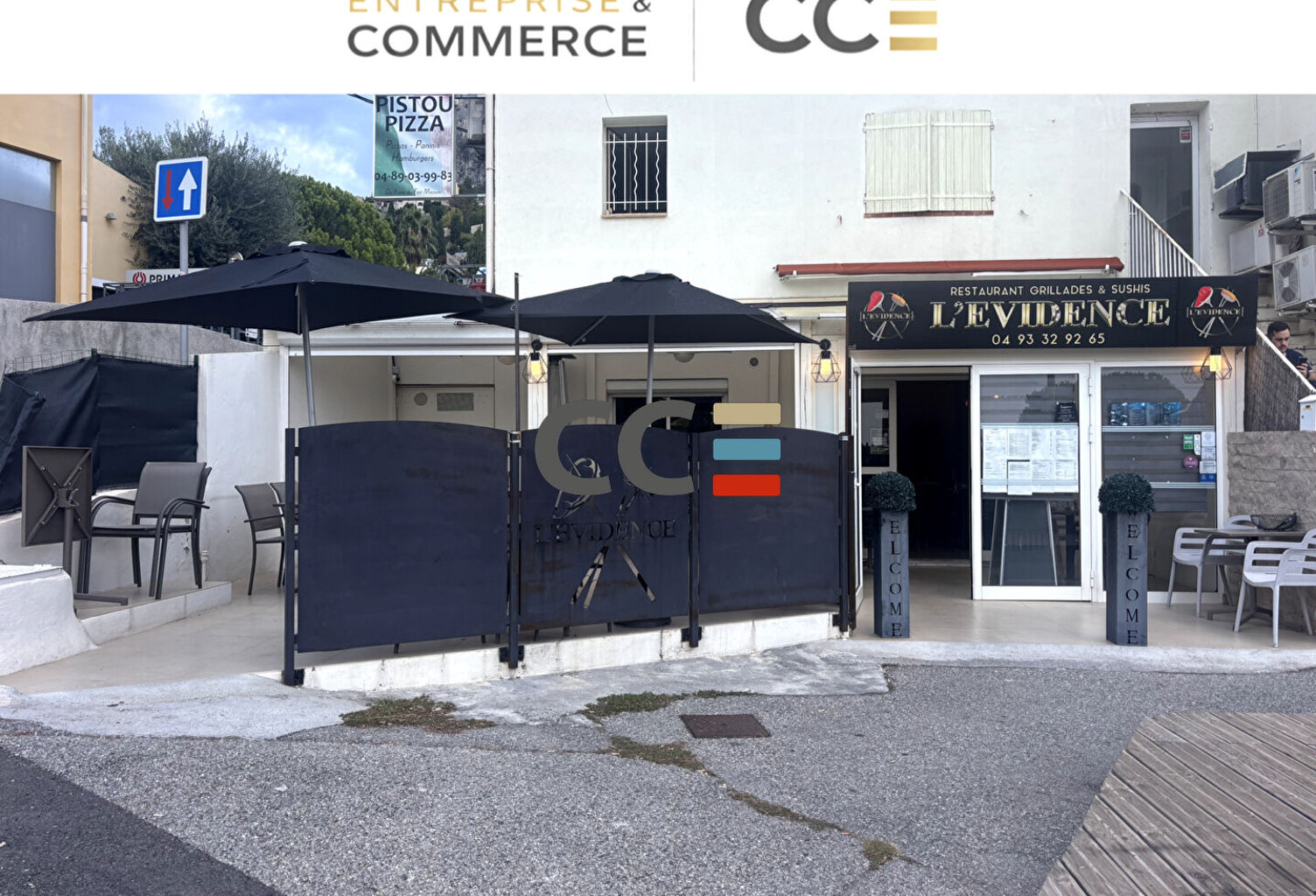 Fond de commerce restaurant hauteurs Saint-Laurent du var 50 m2 — photo 1