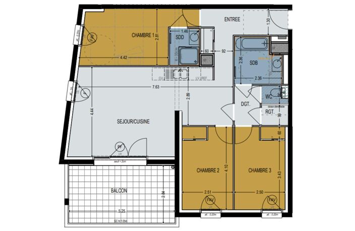 Vente Appartement 4 pièces — photo 4