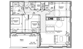 Appartement 4 Pièces 97 m² à vendre à Vif (38450)
