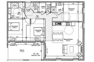 Appartement 4 pièces 407000 €