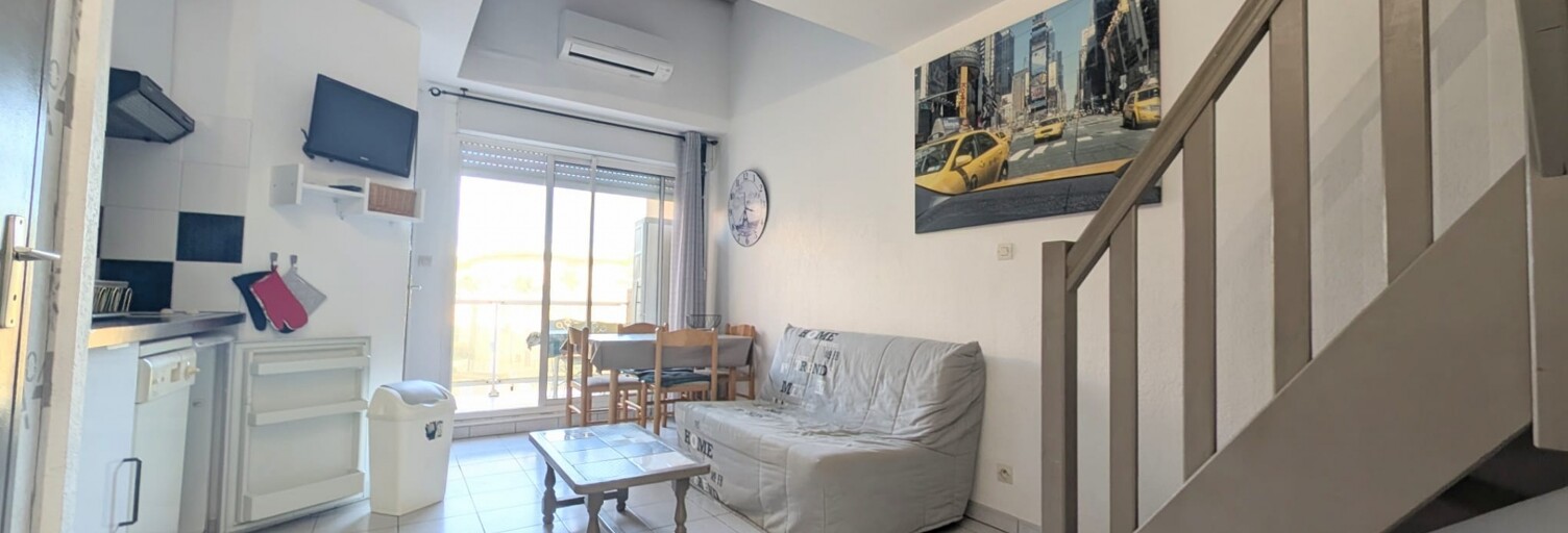 Appartement 2 Pièces 32 m² à vendre à Sainte-Marie-la-Mer (66470)