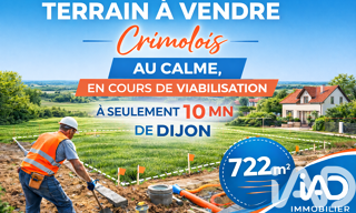 Terrain  722 m² à vendre à Neuilly-Crimolois (21800)